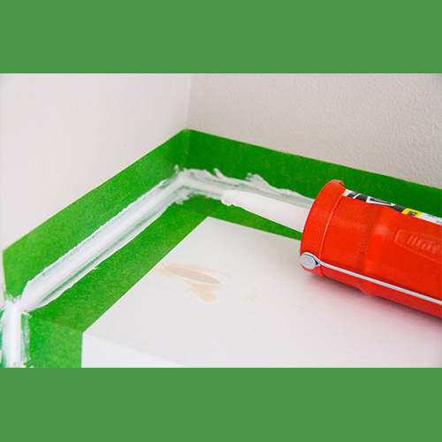 Home Maintenance Hacks | Painters Tape Caulk Job